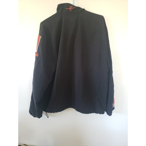 Ashworth Vintage Google Company Logo 1/4 Zip Jacket Red Black White Trim M y2k - Picture 8 of 11